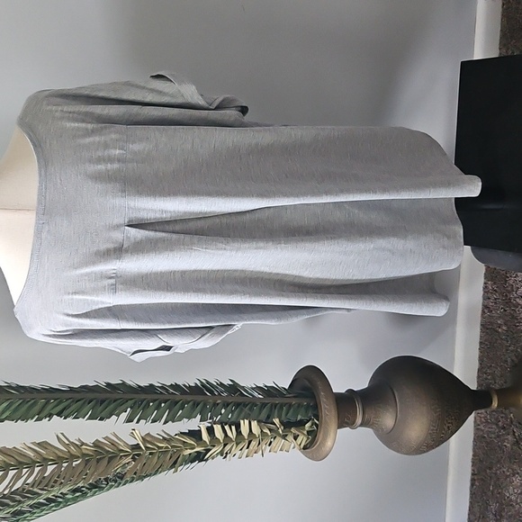 Cato Gray Tee with Red, Blue, and Silver Graphic Print - Picture 2 of 15